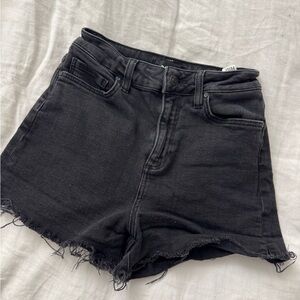 PAIGE Black Jean Shorts